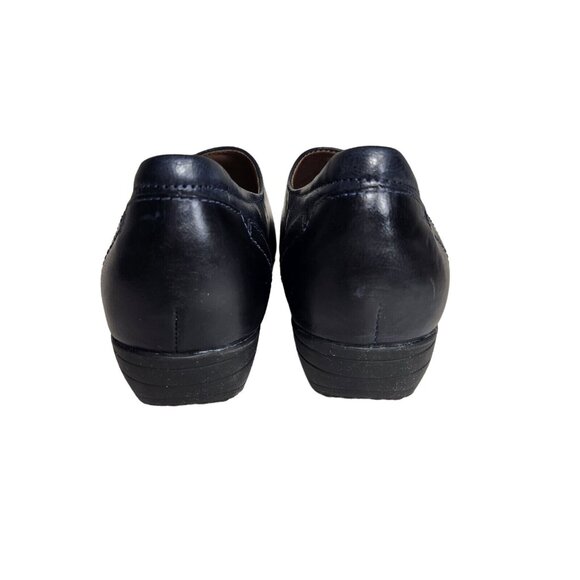 Dansko Womens Size 37 6.5 - 7 Slip On Blue comfort Shoes Slip Resistant 84 - Picture 4 of 11